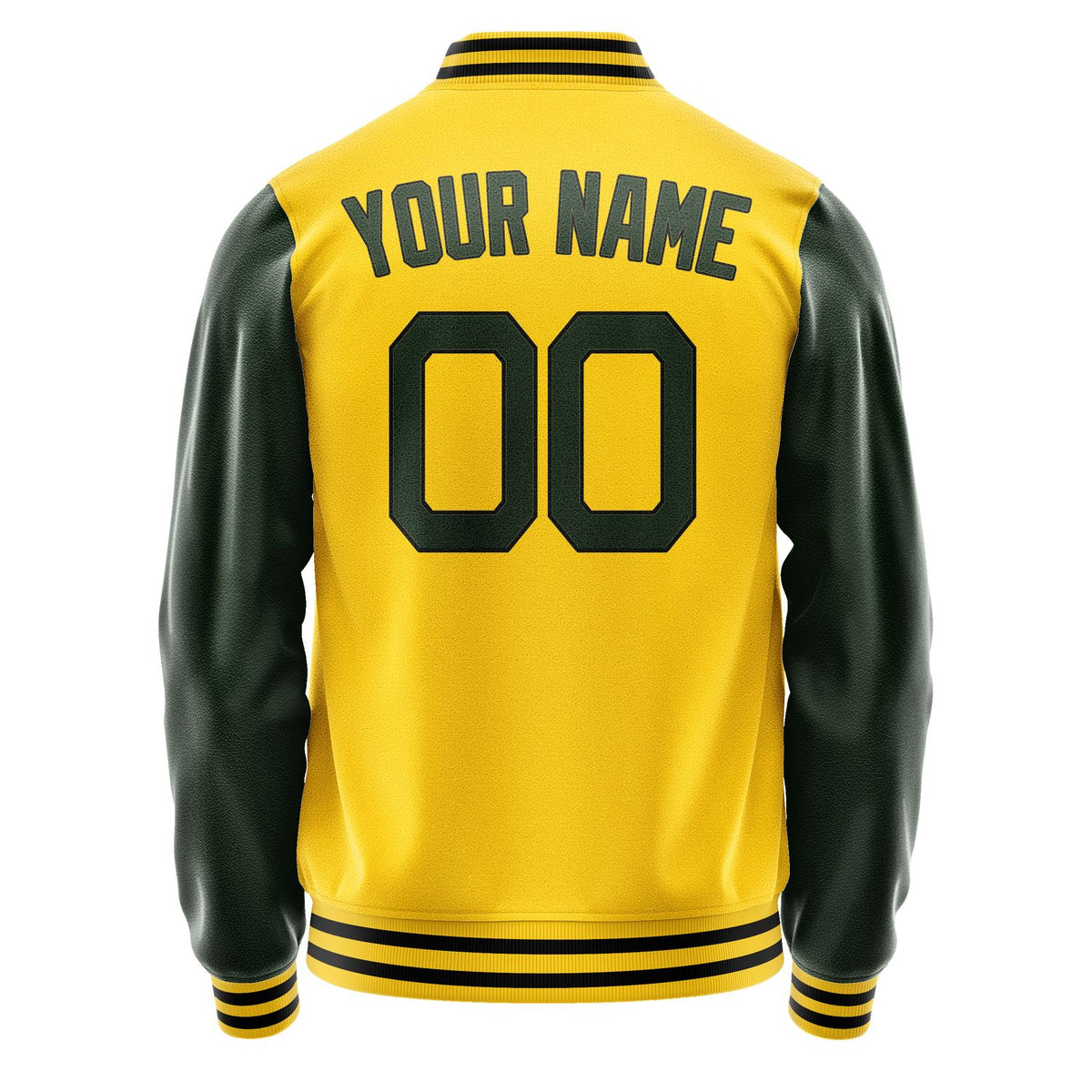 Custom Gold Green Jacket JA3030053018B21805