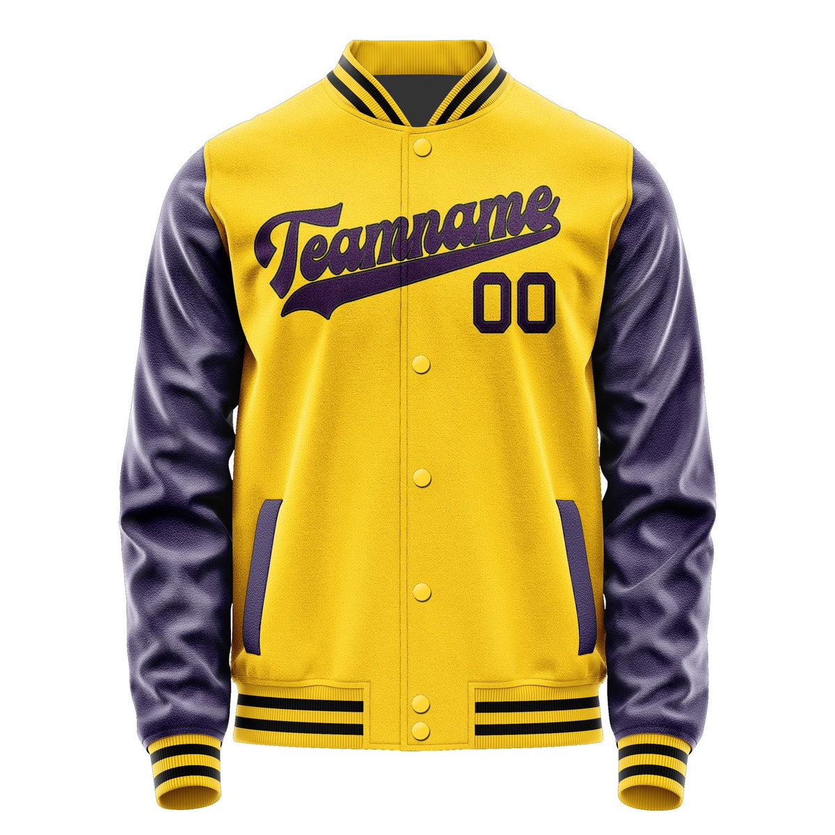 Custom Gold Purple Jacket JA3030073017B31707