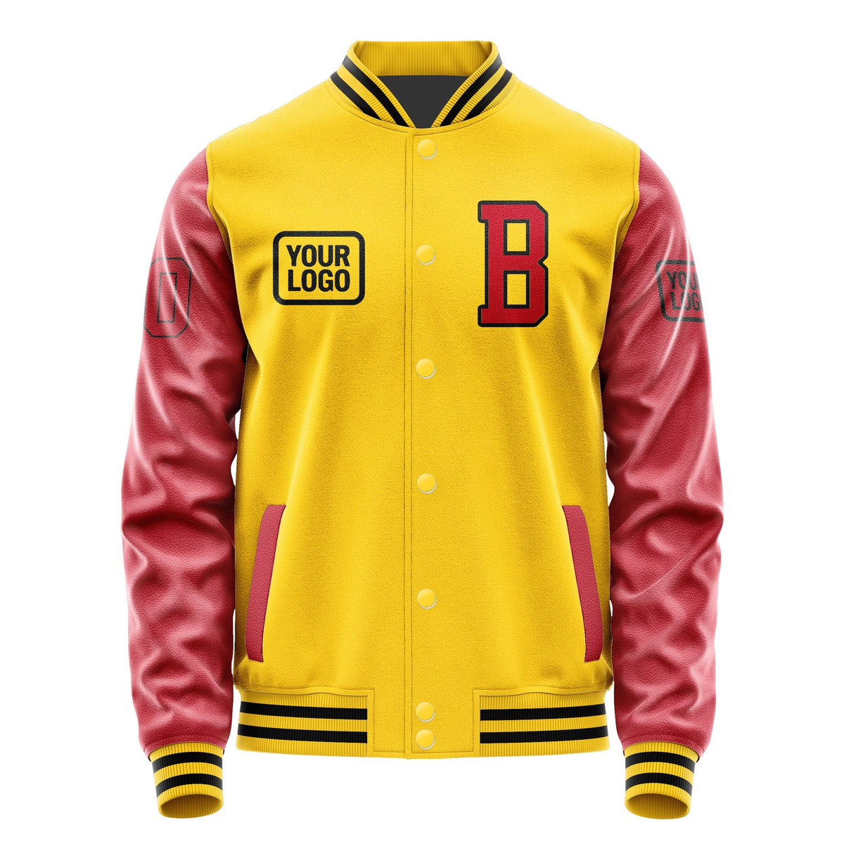 Custom Gold Red Jacket JA303014301717141417