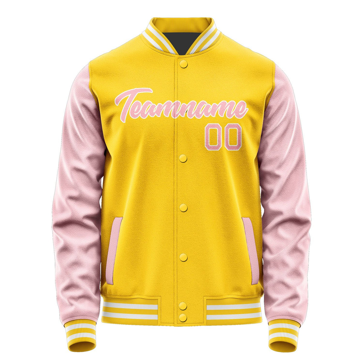 Custom Gold Light Pink Jacket JA3030213017B21721