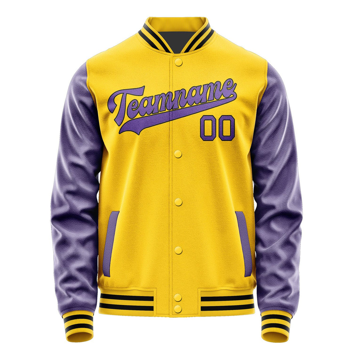 Custom Gold Light Purple Jacket JA3030233017B31723