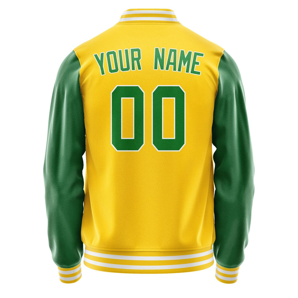 Custom Gold Emerald Green Jacket JA3030243018B31824