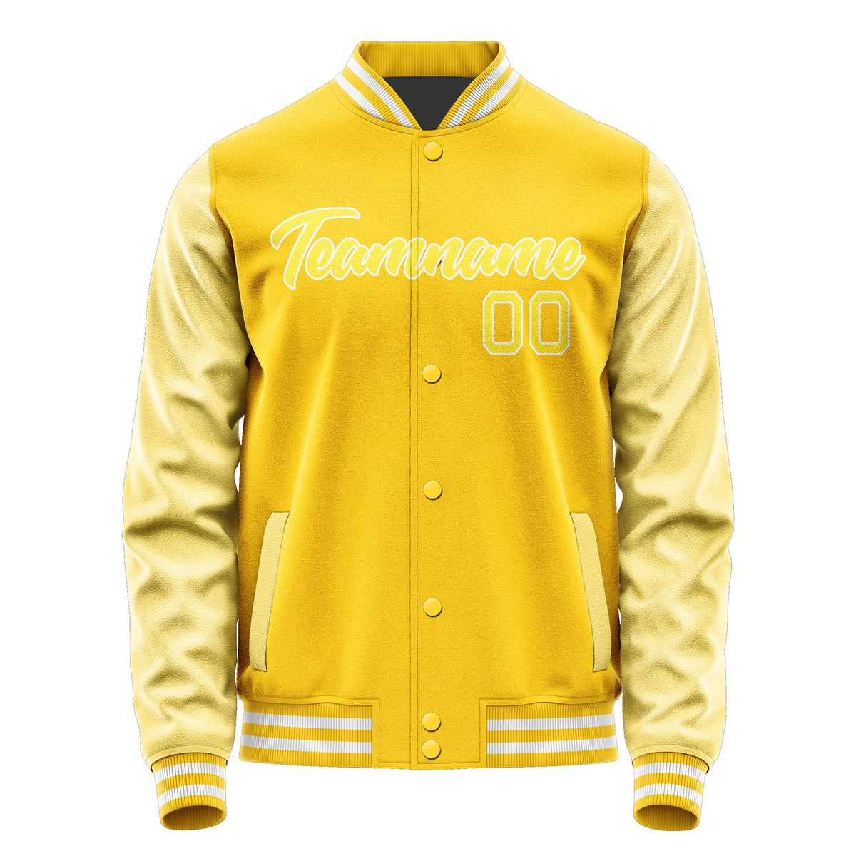 Custom Gold Light Yellow Jacket JA3030263017B21726