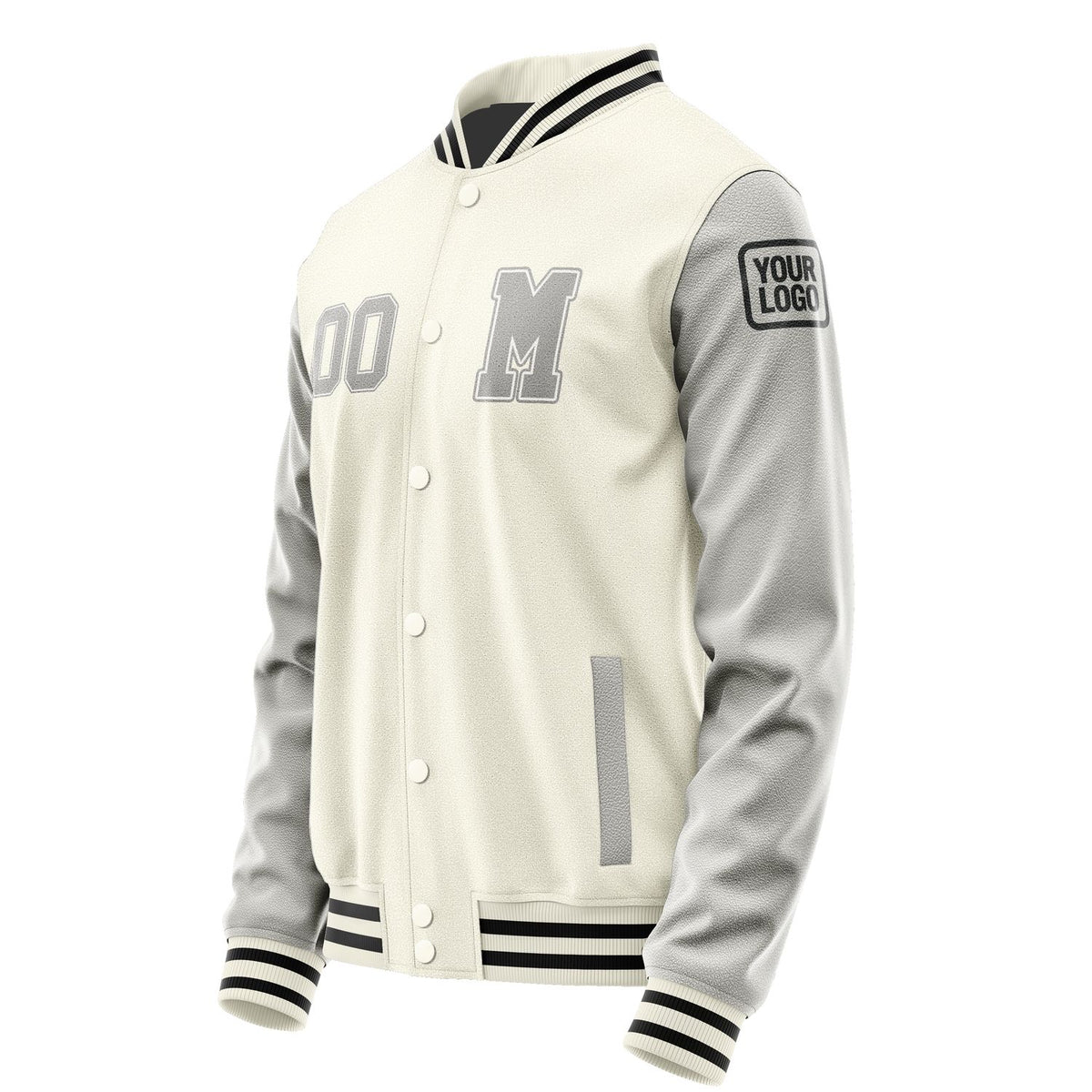 Custom Cream Gray Jacket Jb0303040317041817