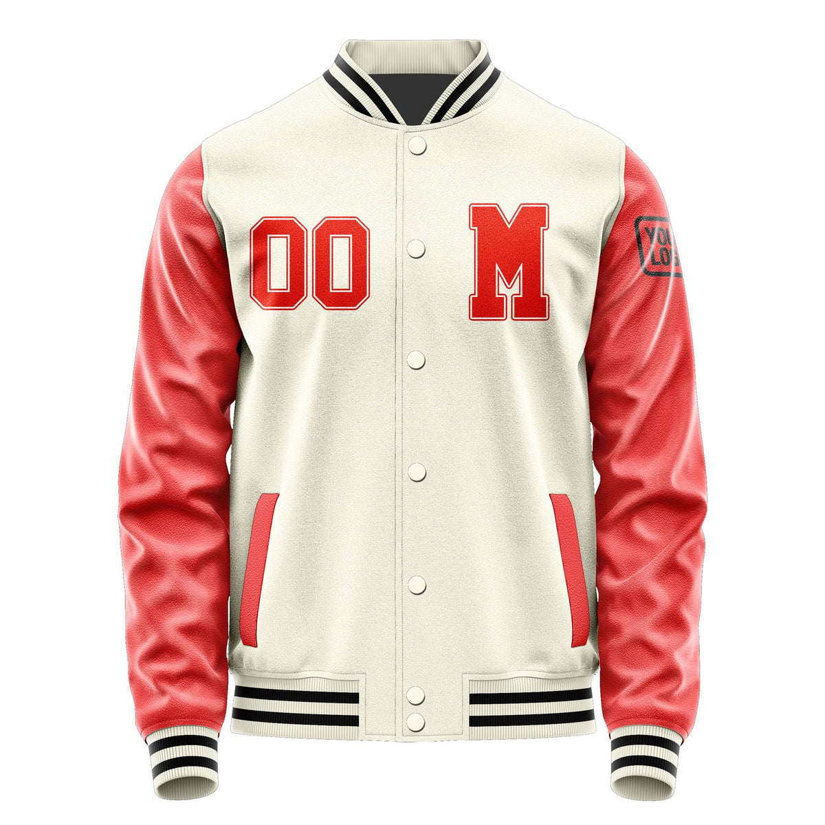 Custom Cream Orange Red Jacket Jb0303120317121817