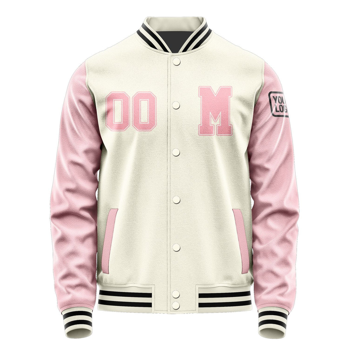 Custom Cream Light Pink Jacket Jb0303210317211817