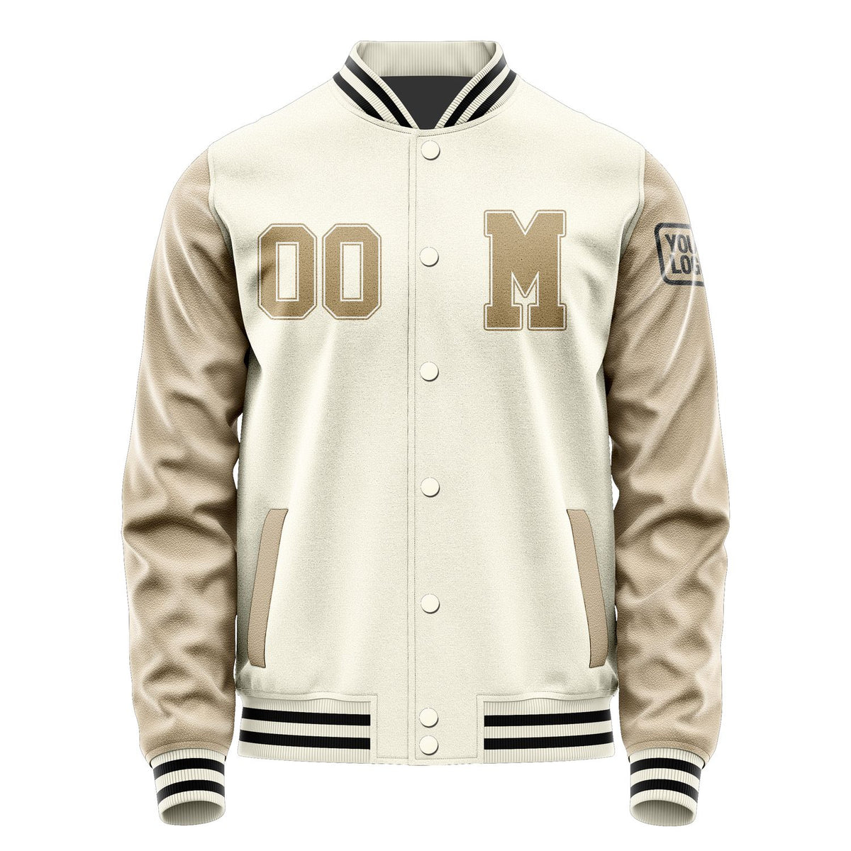 Custom Cream Light Khaki Jacket Jb0303250317251817