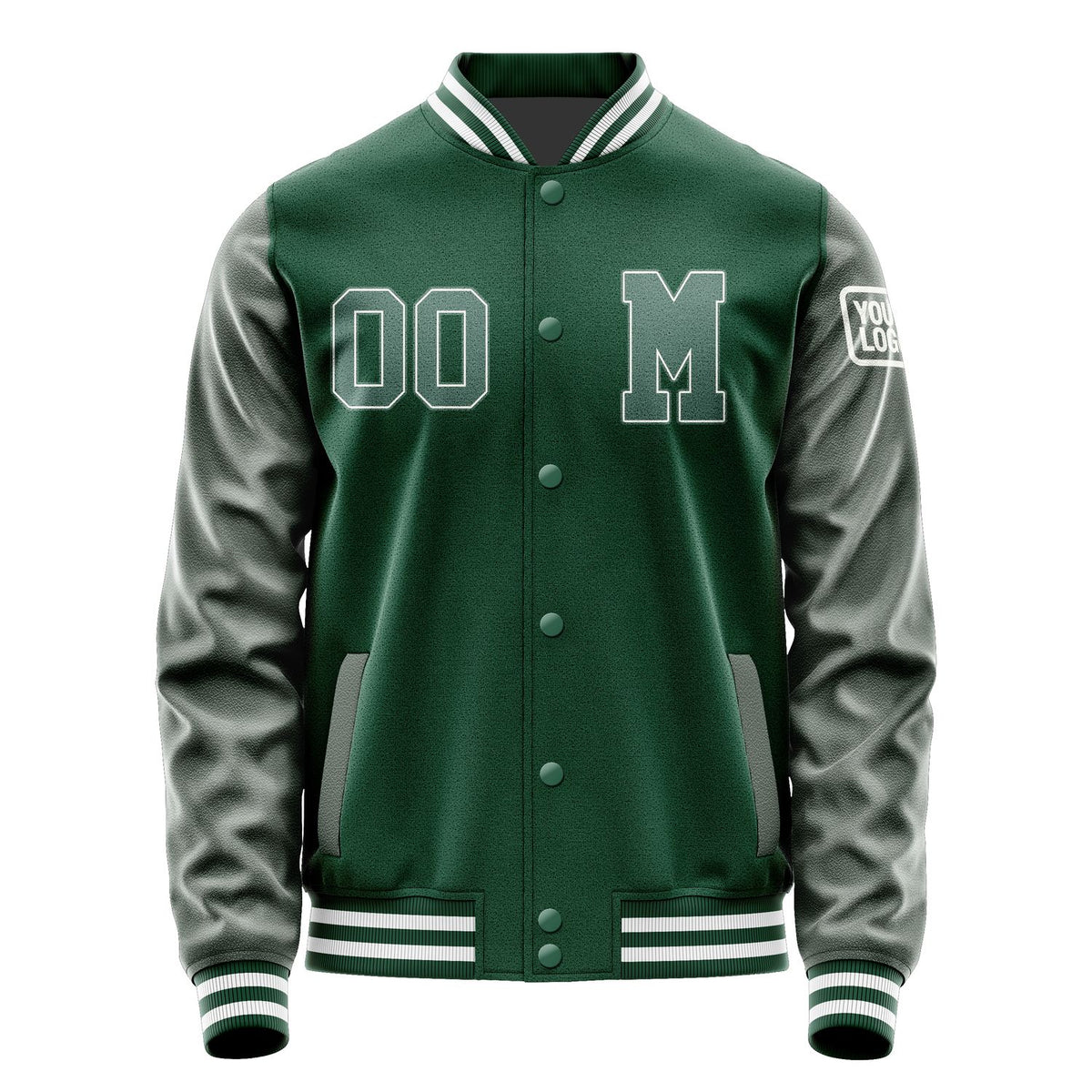 Custom Green Blue Green Jacket Jb0505270518271818