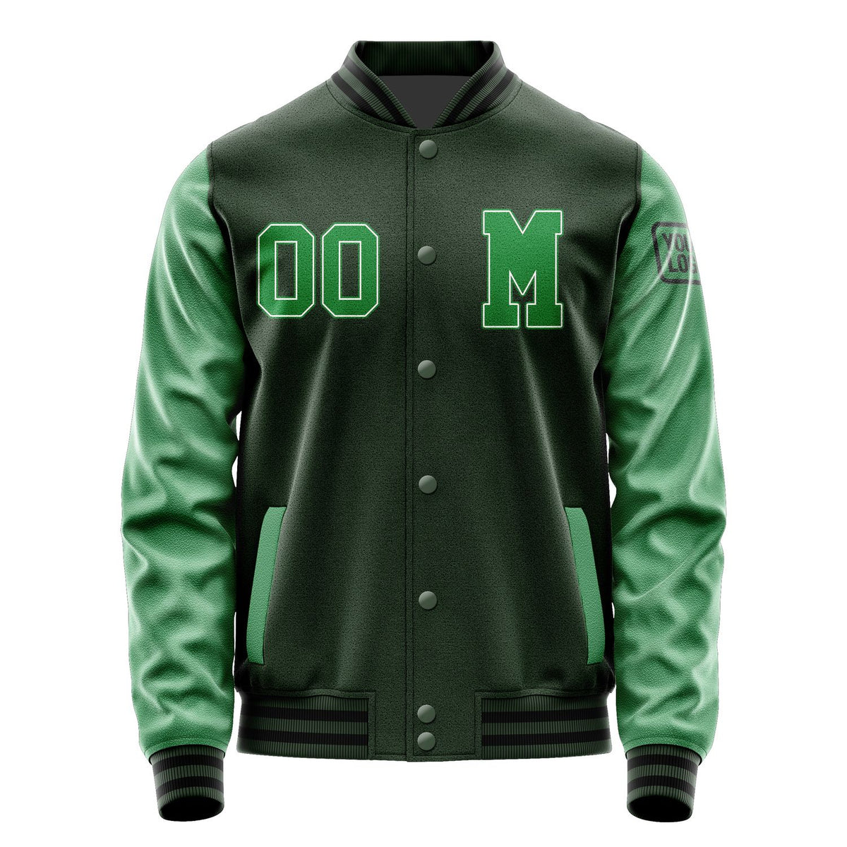 Custom Dark Green Emerald Green Jacket Jb0606240617241817