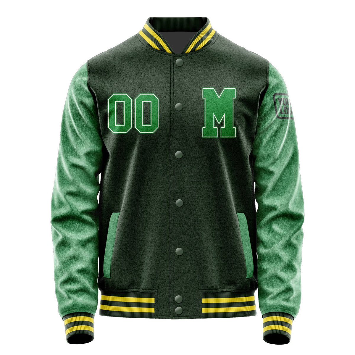 Custom Dark Green Emerald Green Jacket Jb0606240626241817