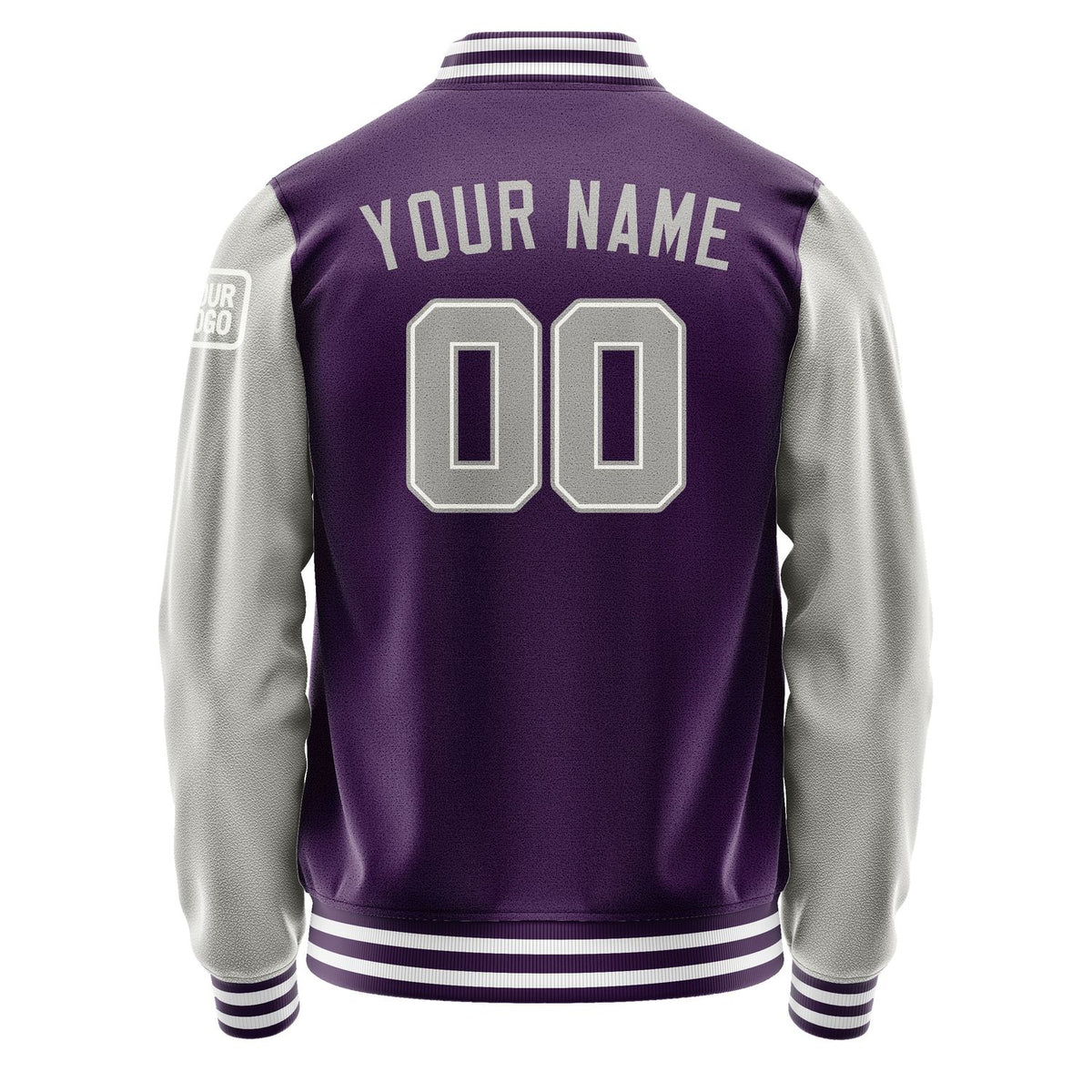 Custom Purple Gray Jacket Jb0707040718041818