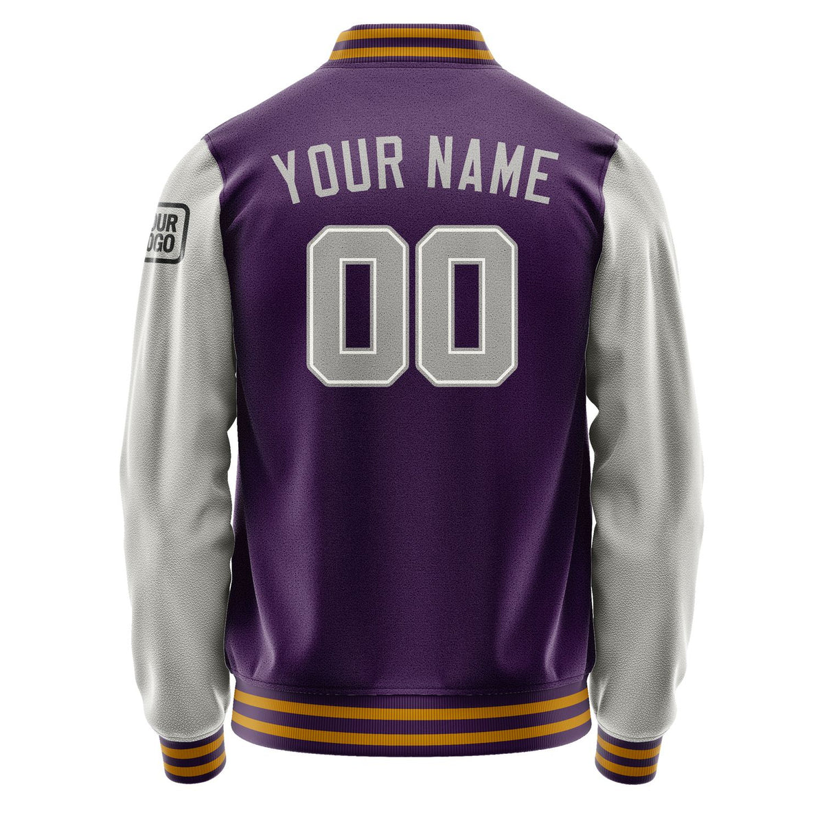 Custom Purple Gray Jacket Jb0707040719041817