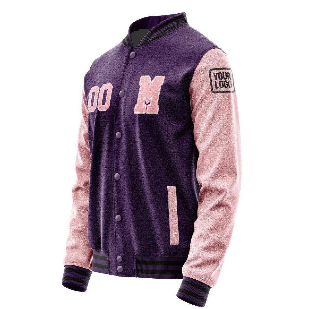 Custom Purple Light Pink Jacket Jb0707210717211817