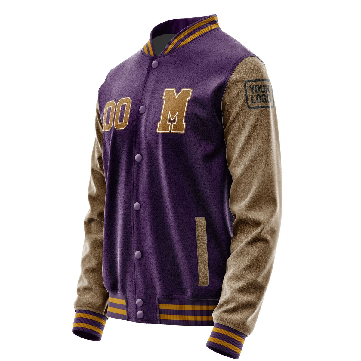 Custom Purple Khaki Jacket Jb0707220719221817