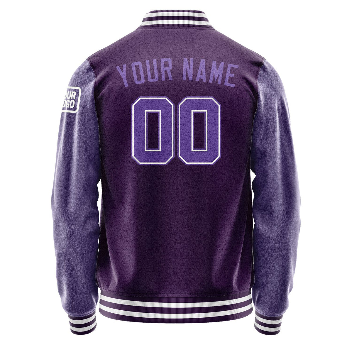 Custom Purple Light Purple Jacket Jb0707230718231818