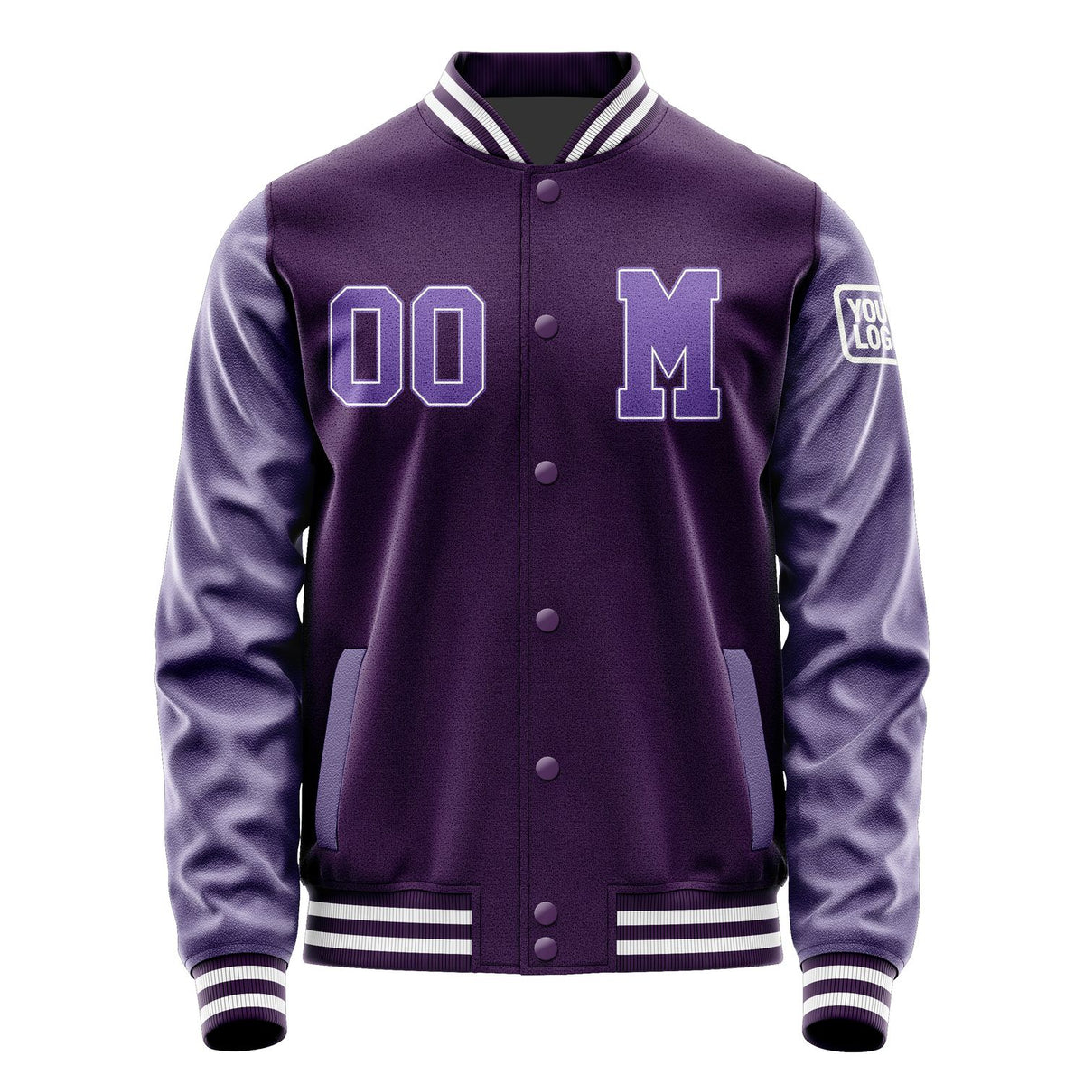 Custom Purple Light Purple Jacket Jb0707230718231818