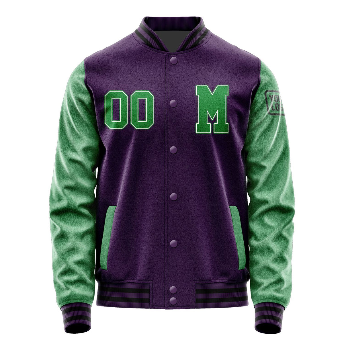 Custom Purple Emerald Green Jacket Jb0707240717241817