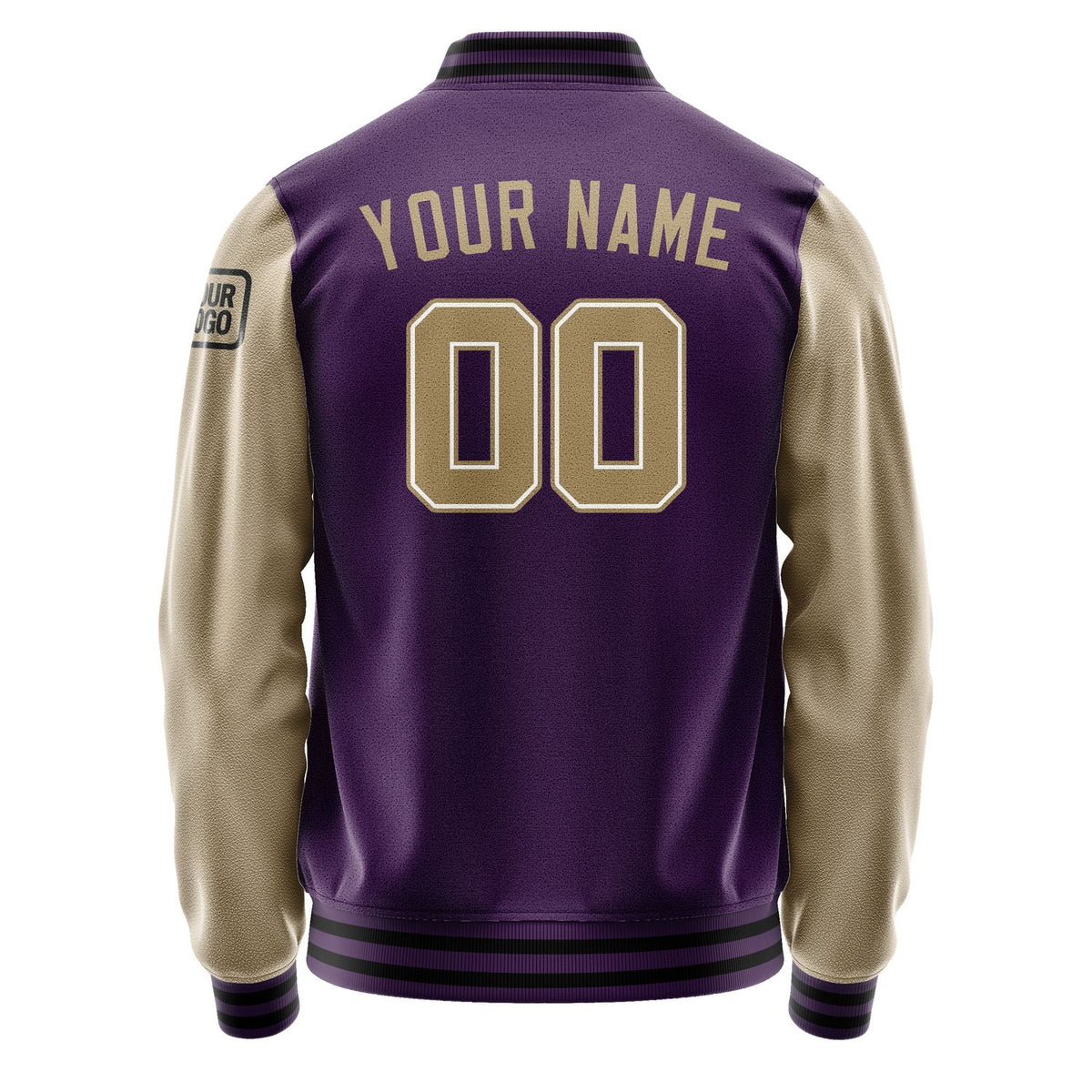 Custom Purple Light Khaki Jacket Jb0707250717251817