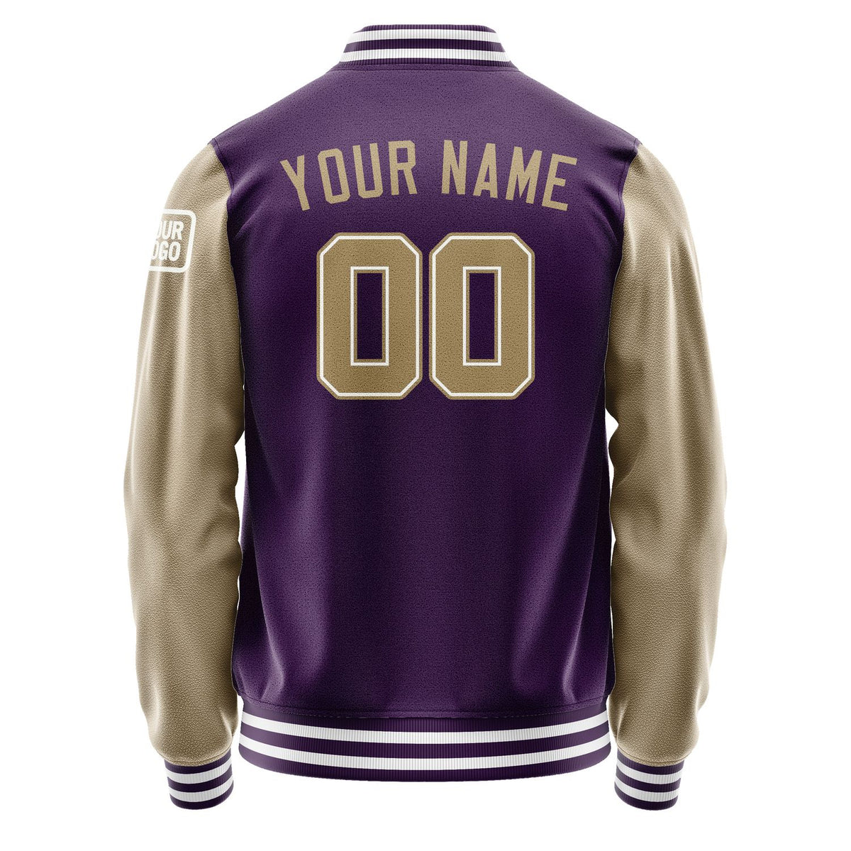 Custom Purple Light Khaki Jacket Jb0707250718251818