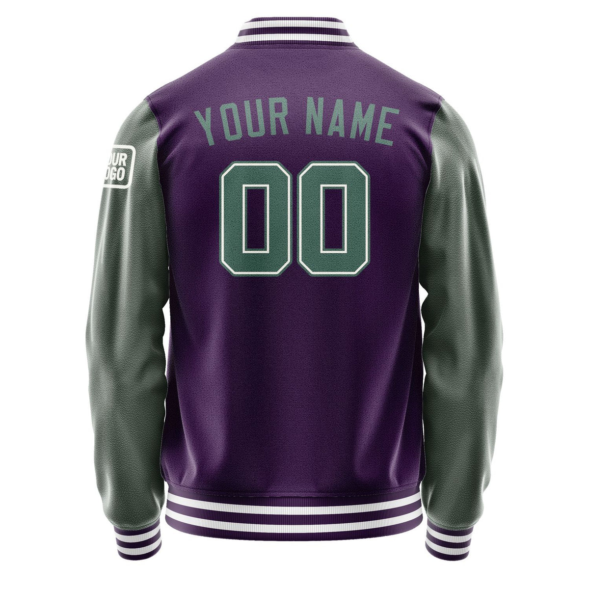 Custom Purple Blue Green Jacket Jb0707270718271818