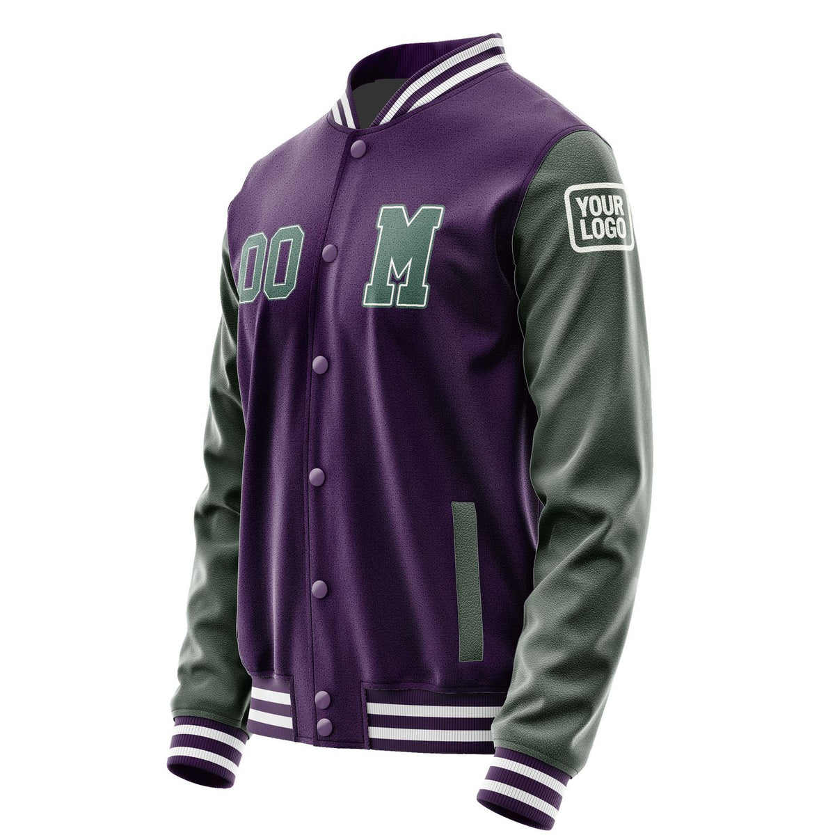 Custom Purple Blue Green Jacket Jb0707270718271818