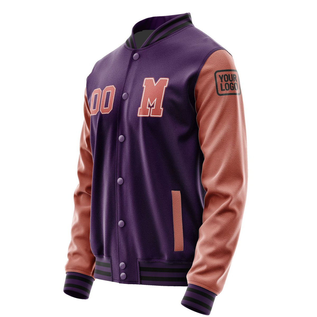 Custom Purple Copper Rose Jacket Jb0707290717291817