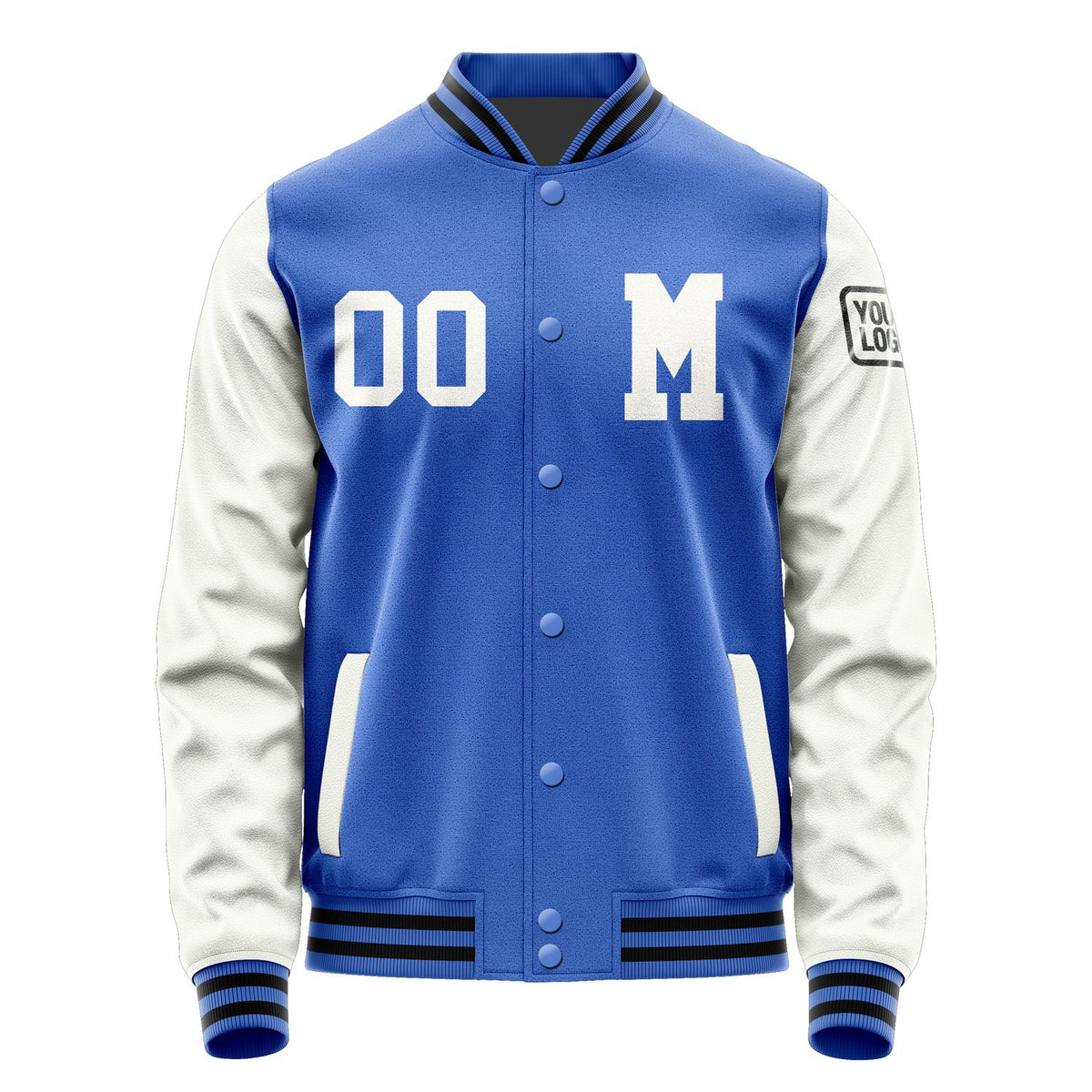 Custom Sky Blue White Jacket Jb0909180917181817