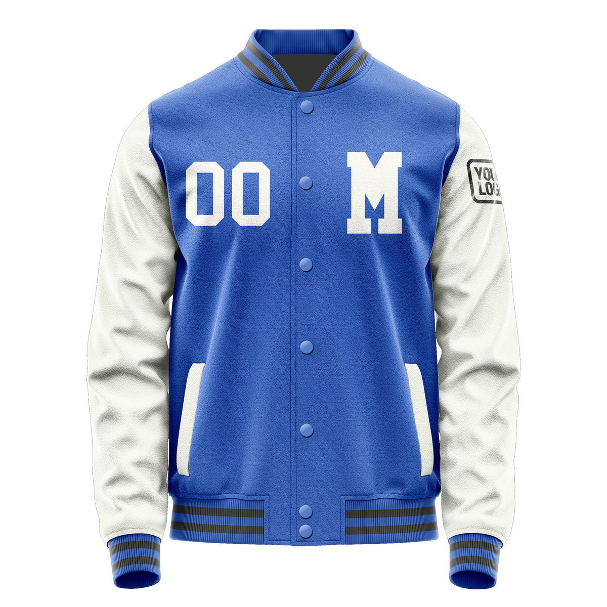 Custom Sky Blue White Jacket Jb0909180920181817