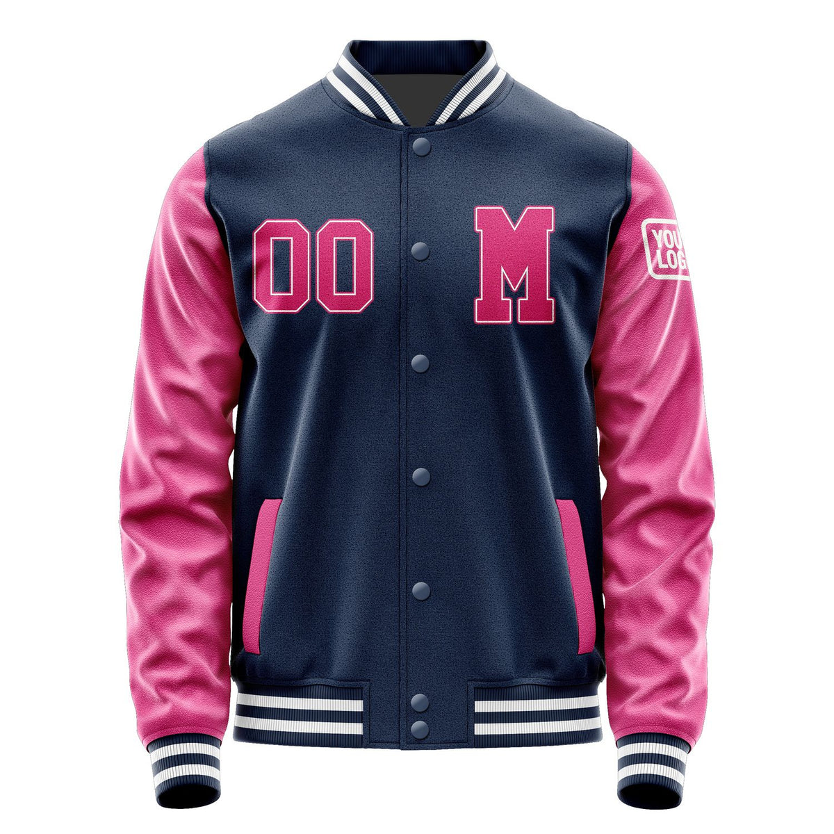 Custom Blue Pink Jacket Jb1010131018131818