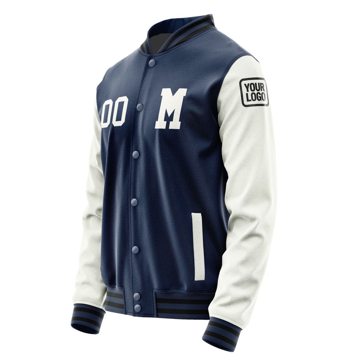 Custom Blue White Jacket Jb1010181017181817