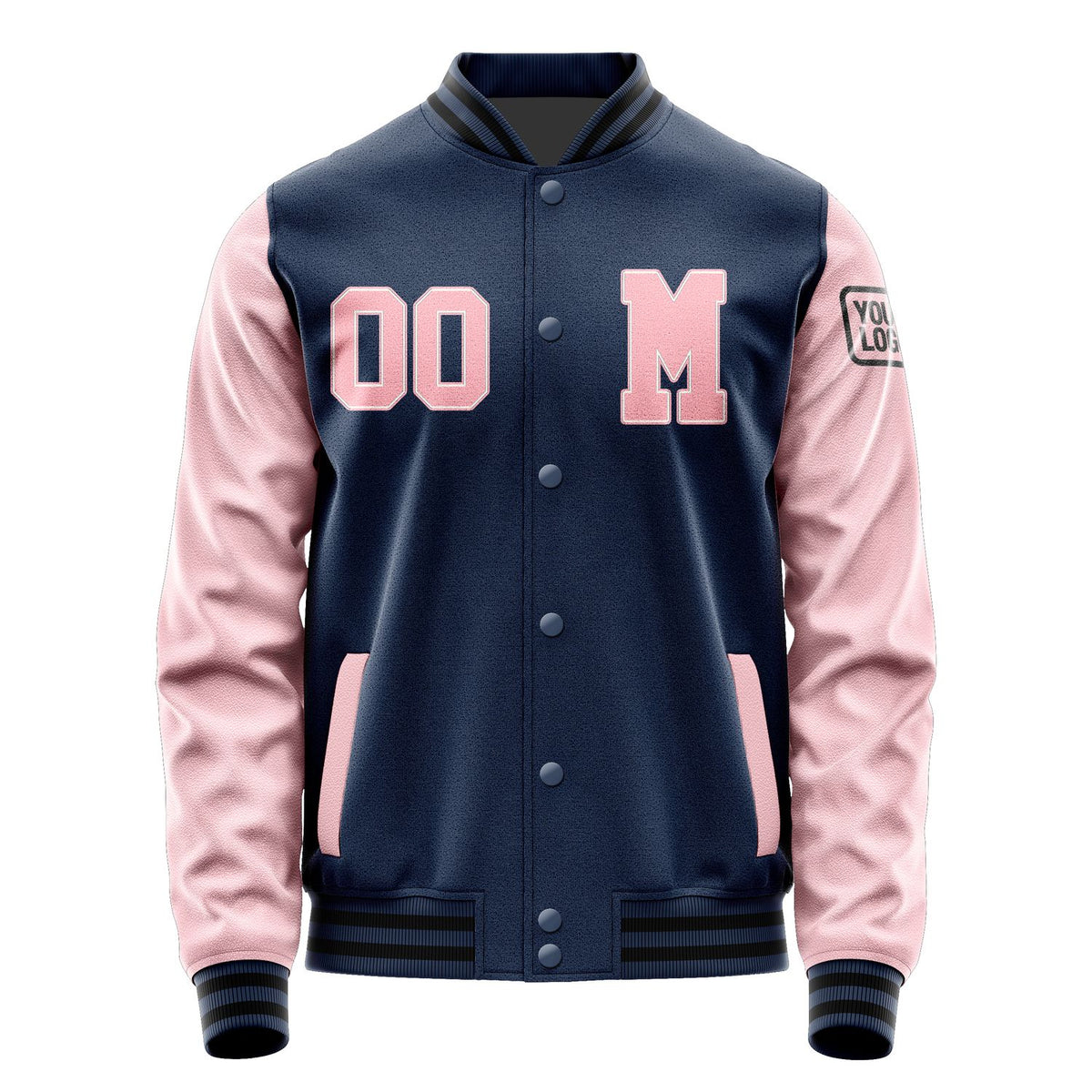 Custom Blue Light Pink Jacket Jb1010211017211817