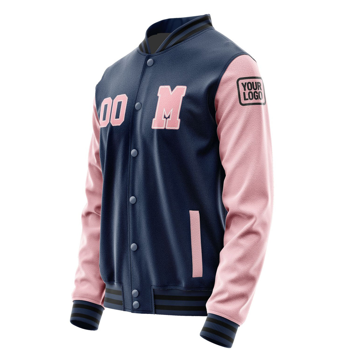 Custom Blue Light Pink Jacket Jb1010211017211817