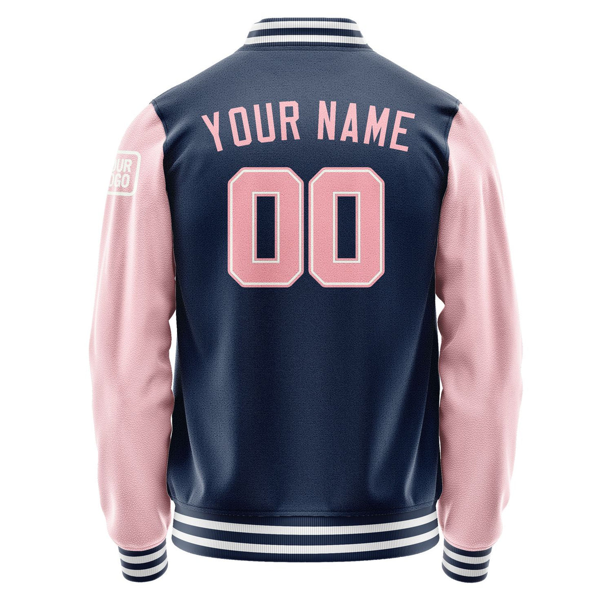 Custom Blue Light Pink Jacket Jb1010211018211818