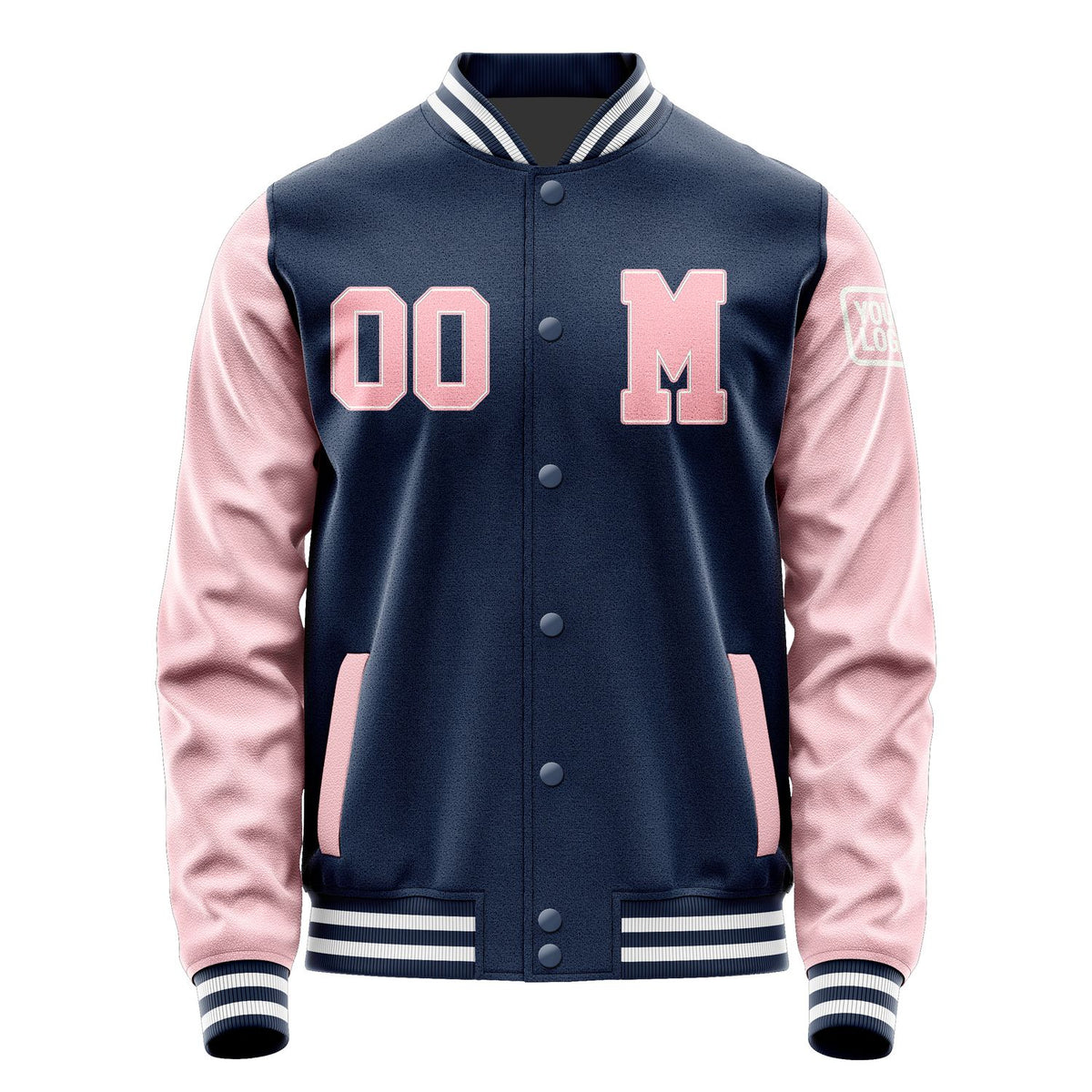 Custom Blue Light Pink Jacket Jb1010211018211818