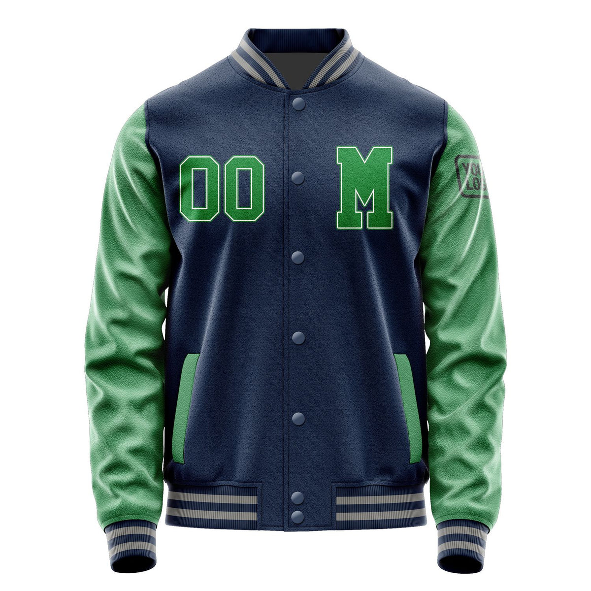 Custom Blue Emerald Green Jacket Jb1010241004241817