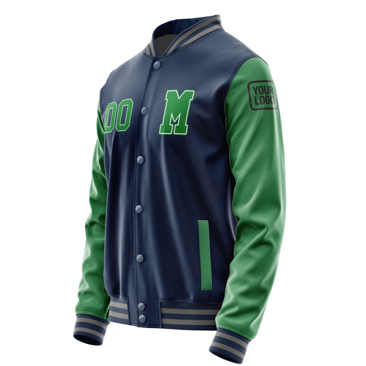 Custom Blue Emerald Green Jacket Jb1010241004241817