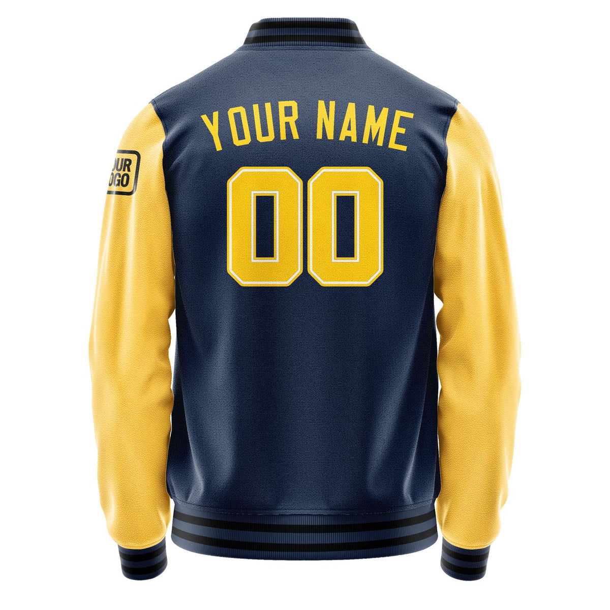 Custom Blue Gold Jacket Jb1010301017301817