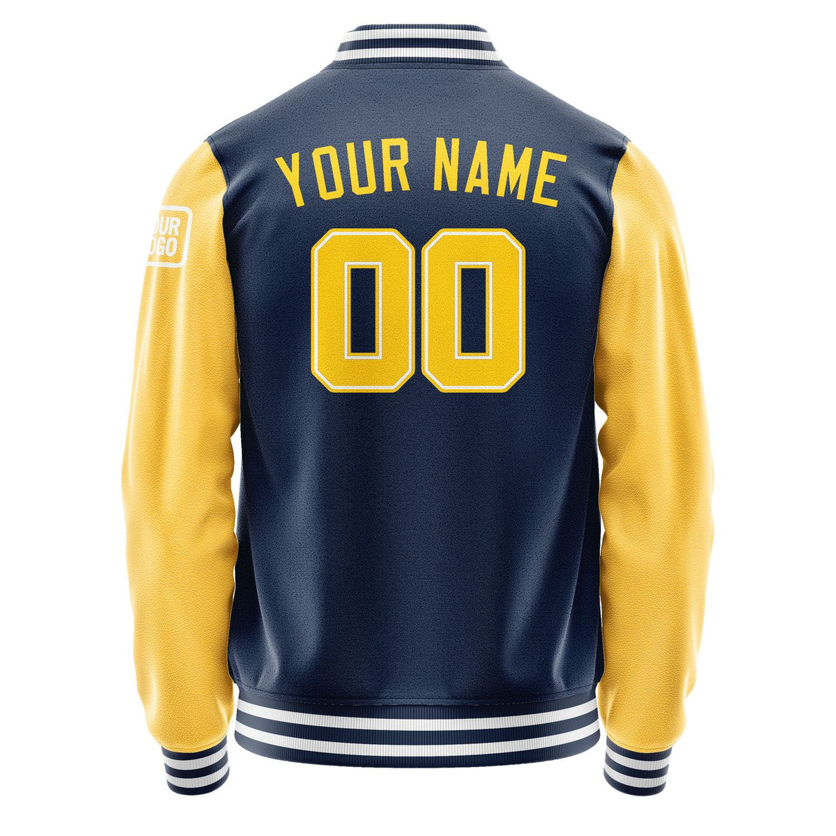 Custom Blue Gold Jacket Jb1010301018301818