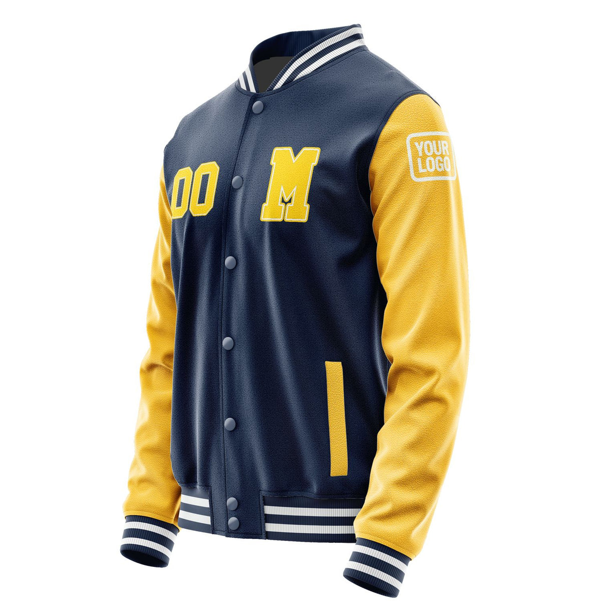 Custom Blue Gold Jacket Jb1010301018301818