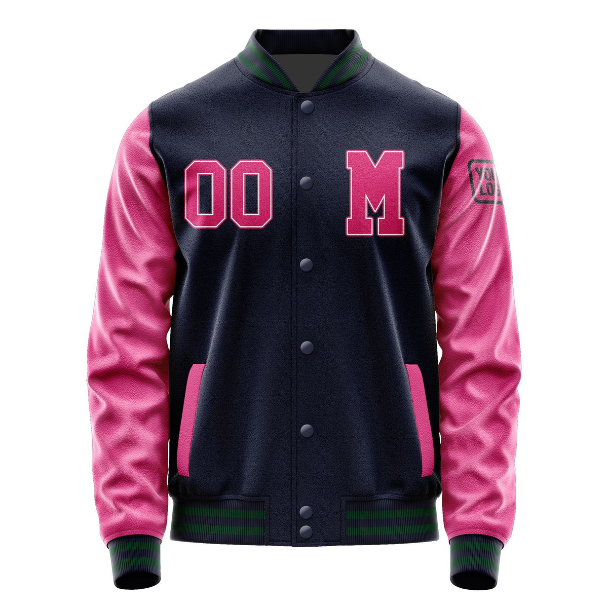 Custom Navy Pink Jacket Jb1111131105131817