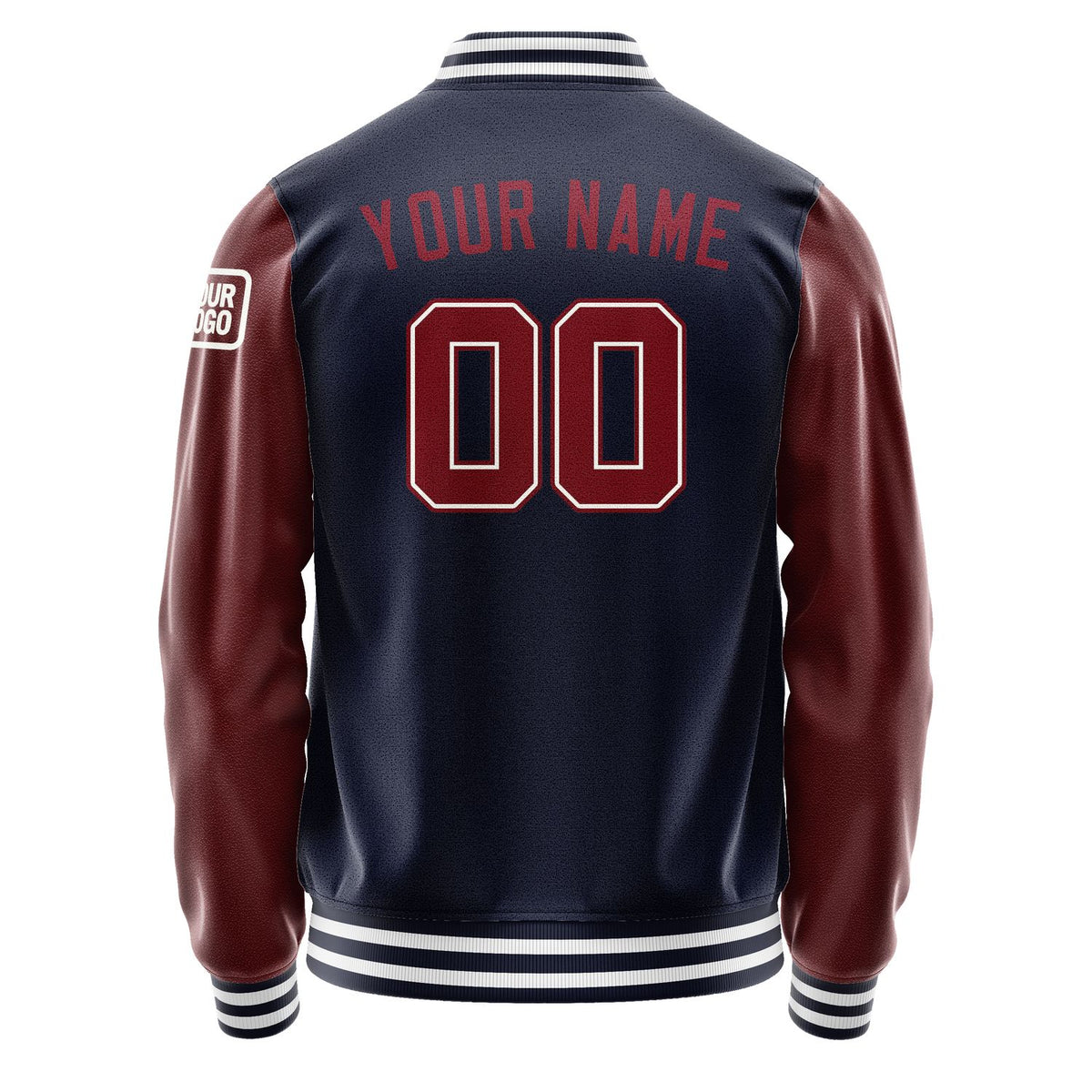 Custom Navy Crimson Red Jacket Jb1111151118151818