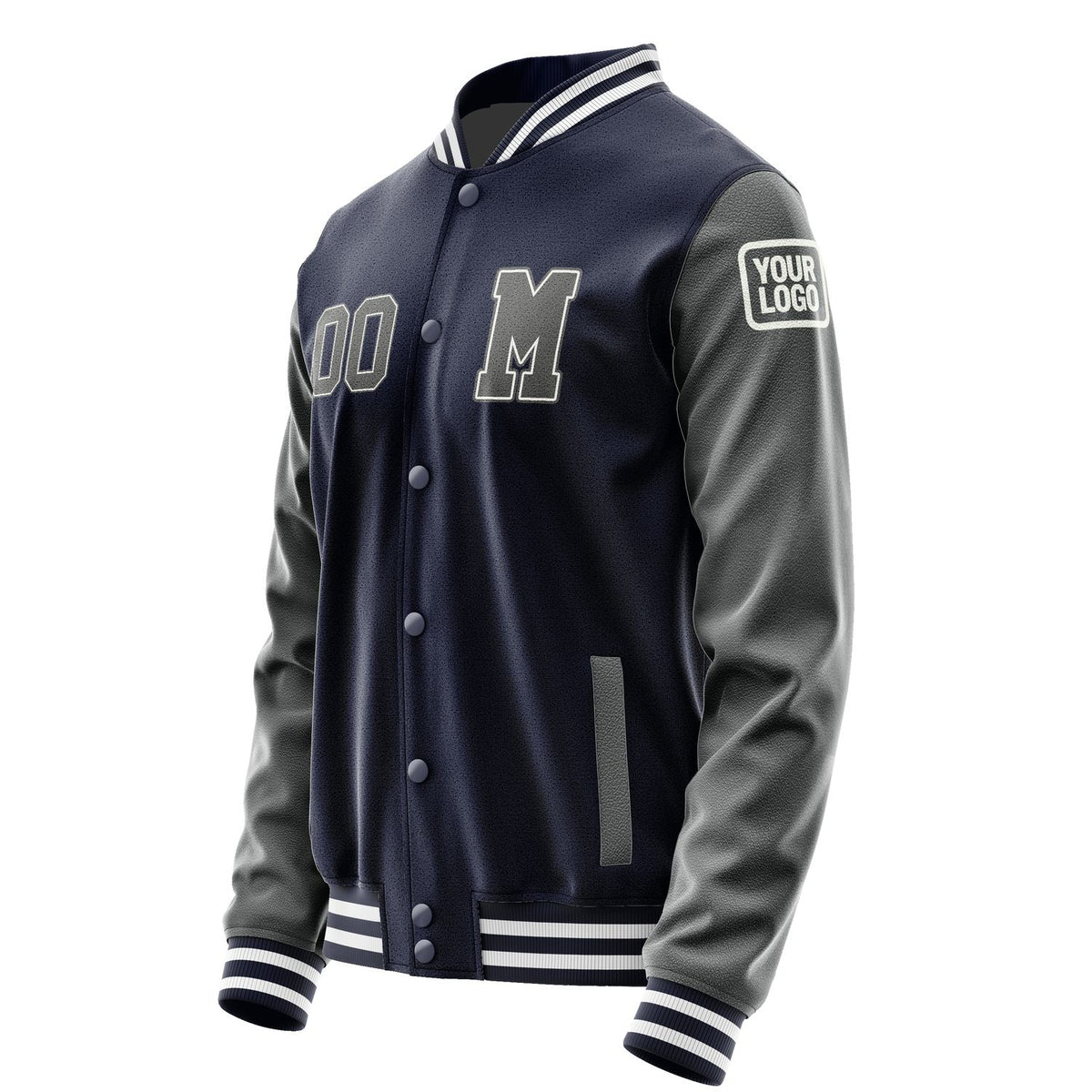 Custom Navy Dark Grey Jacket Jb1111201118201818