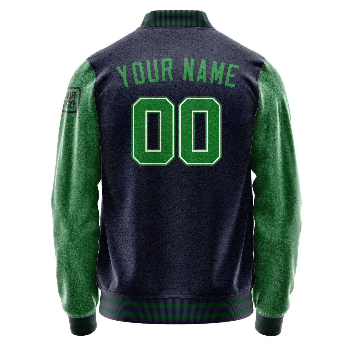 Custom Navy Emerald Green Jacket Jb1111241105241817