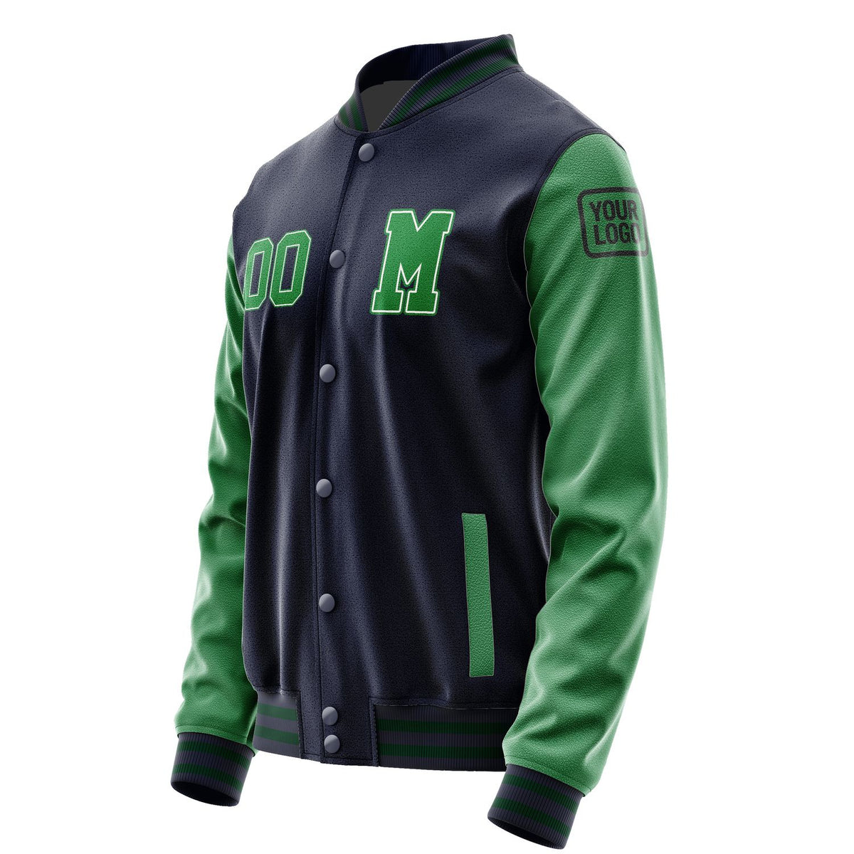 Custom Navy Emerald Green Jacket Jb1111241105241817