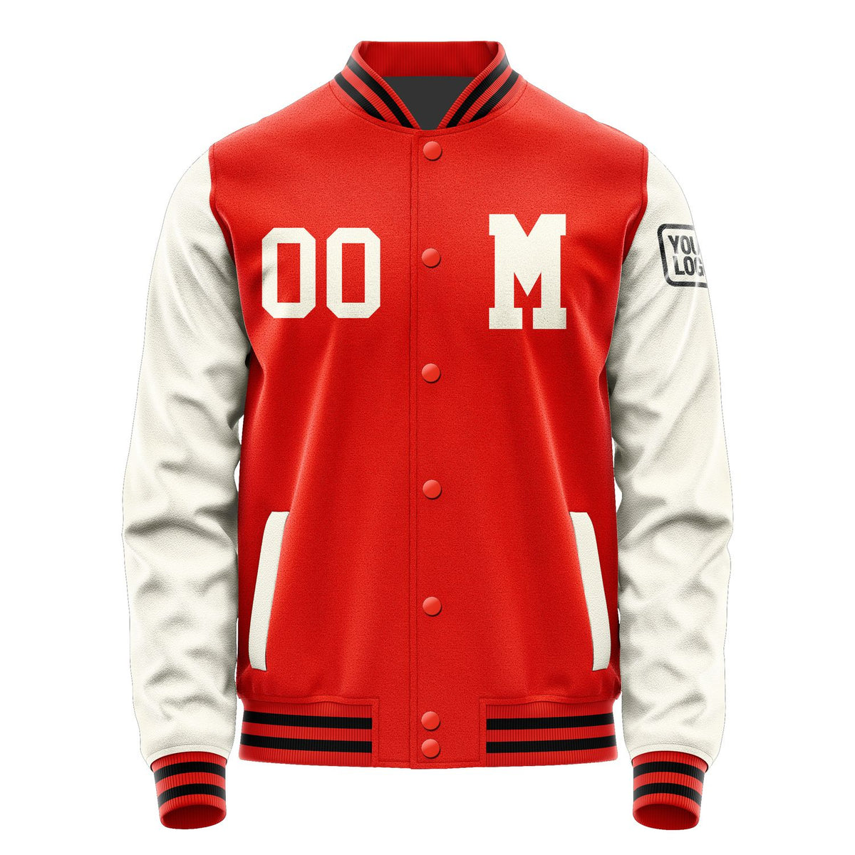 Custom Orange Red Cream Jacket Jb1212031217031817