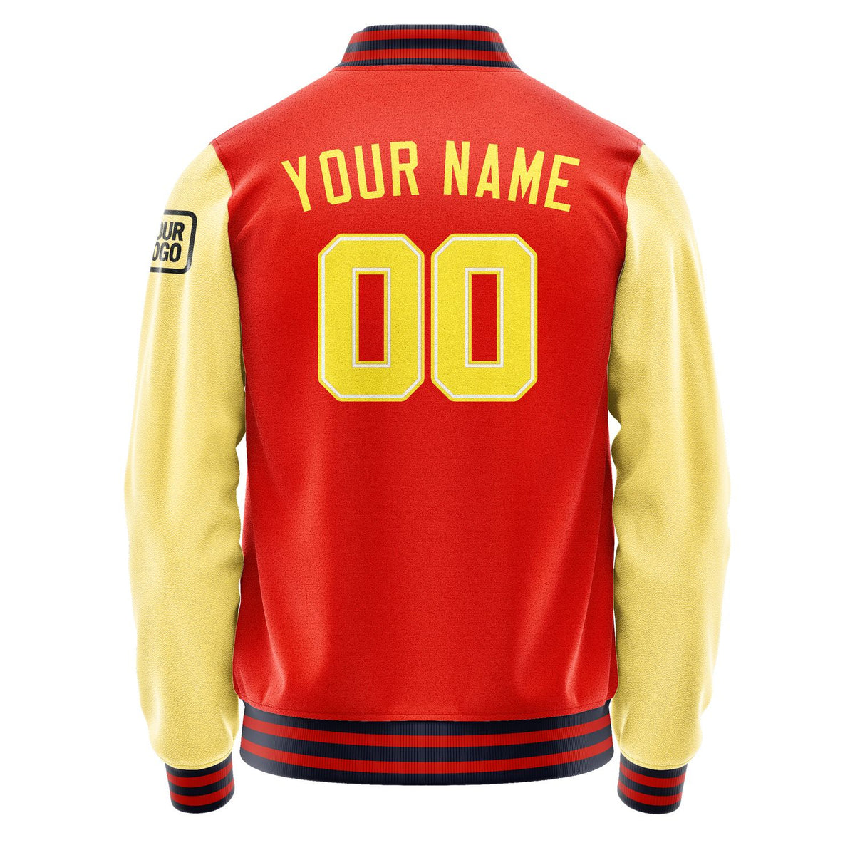 Custom Orange Red Light Yellow Jacket Jb1212261112261817