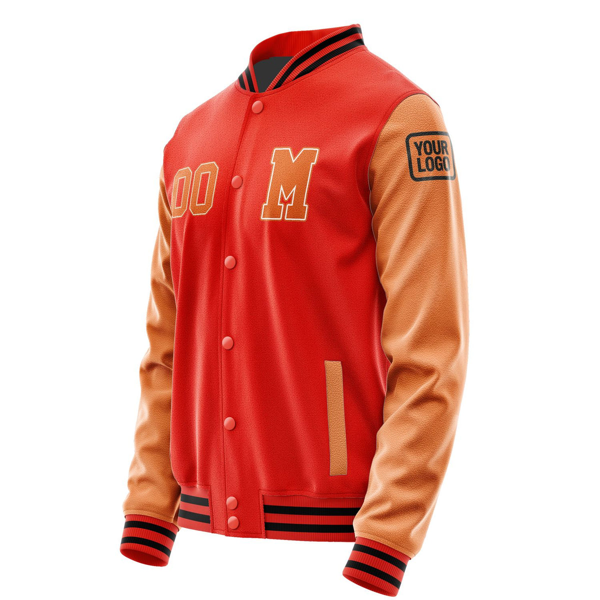 Custom Orange Red Orange Jacket Jb1212281217281817