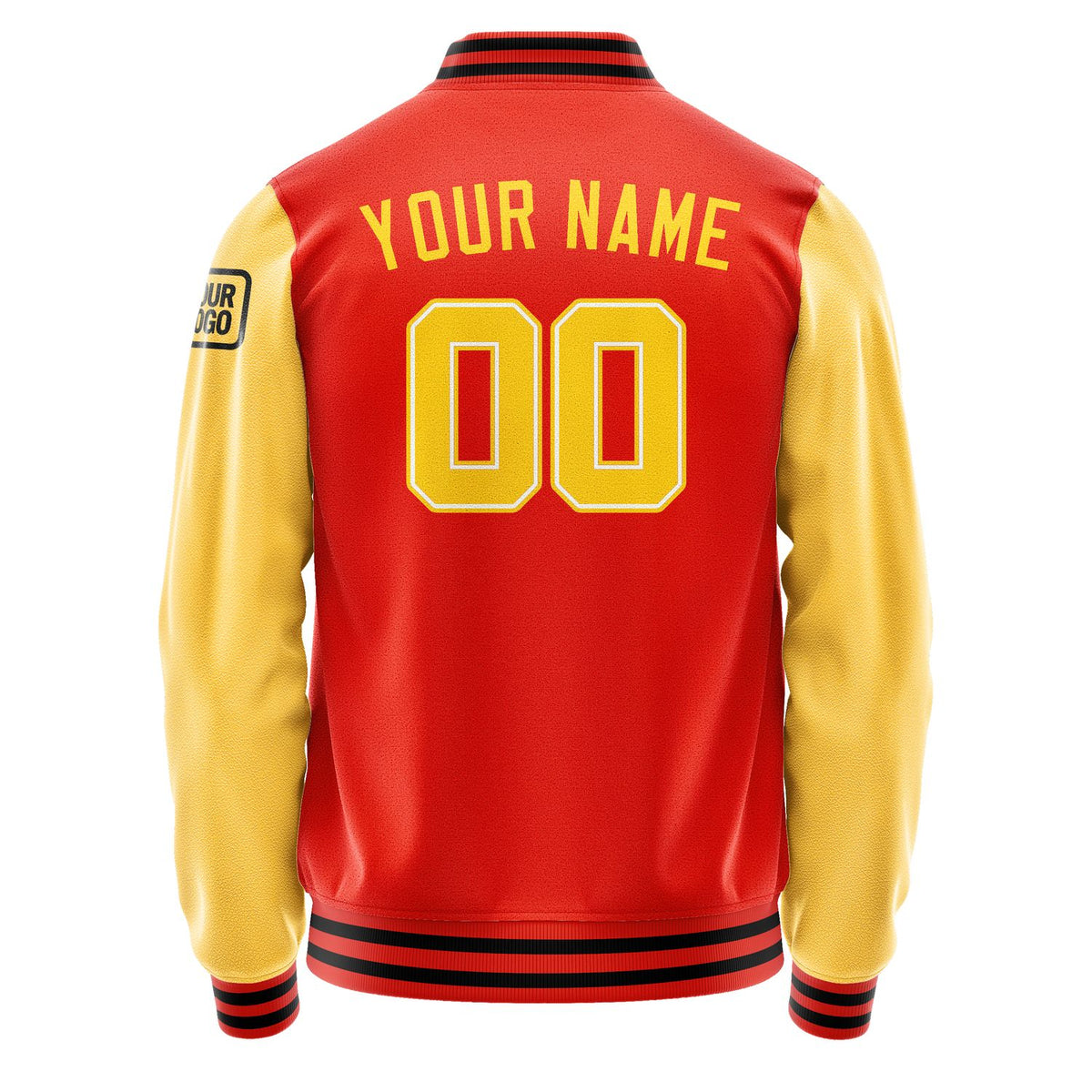 Custom Orange Red Gold Jacket Jb1212301217301817