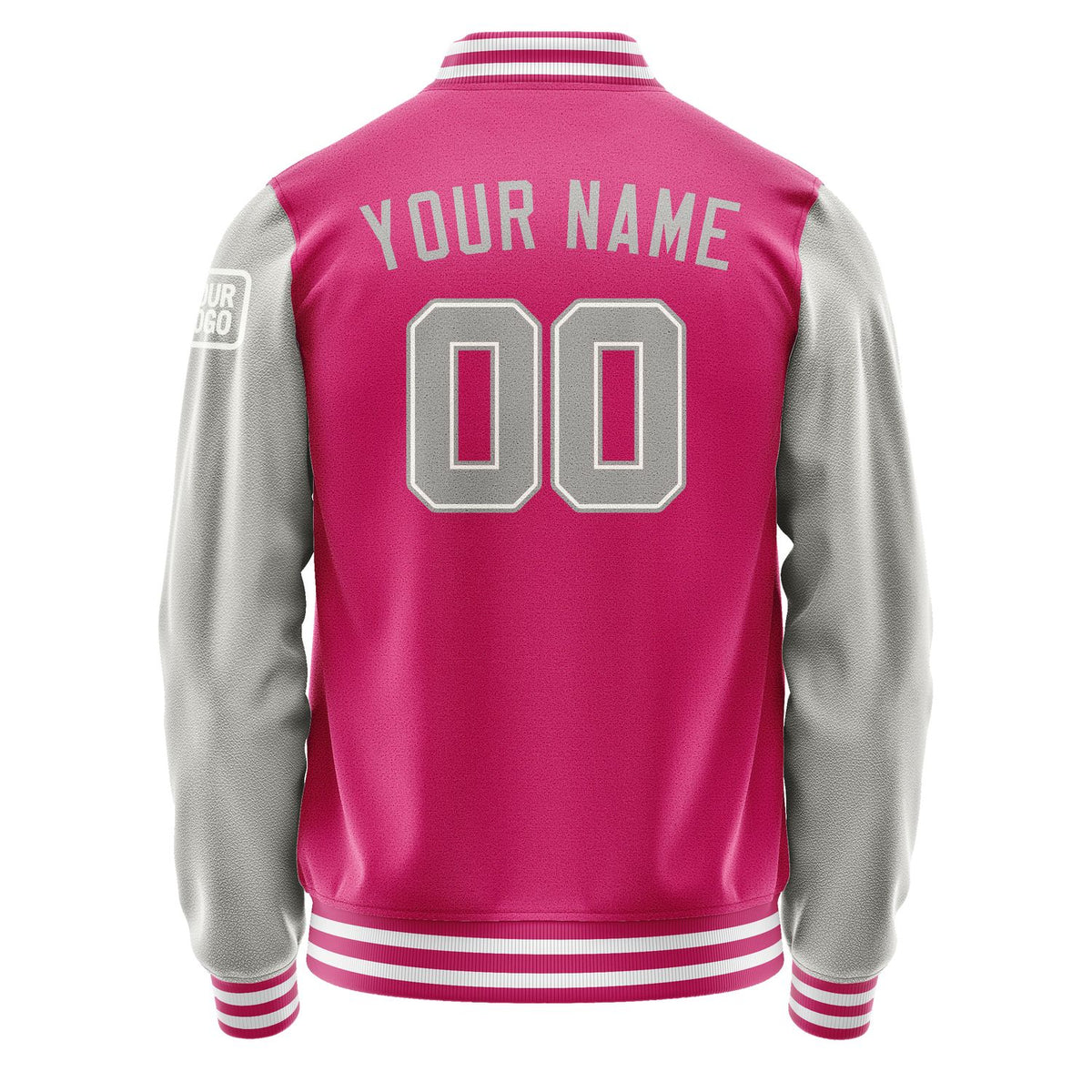 Custom Pink Gray Jacket Jb1313041318041818