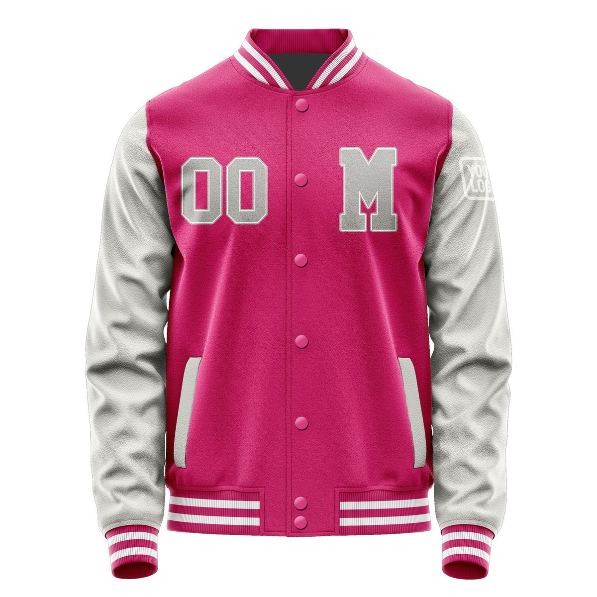 Custom Pink Gray Jacket Jb1313041318041818